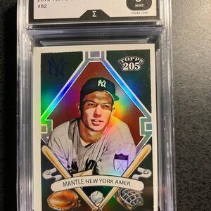 Mickey Mantle 2010 Topps Tribute- Graded 9